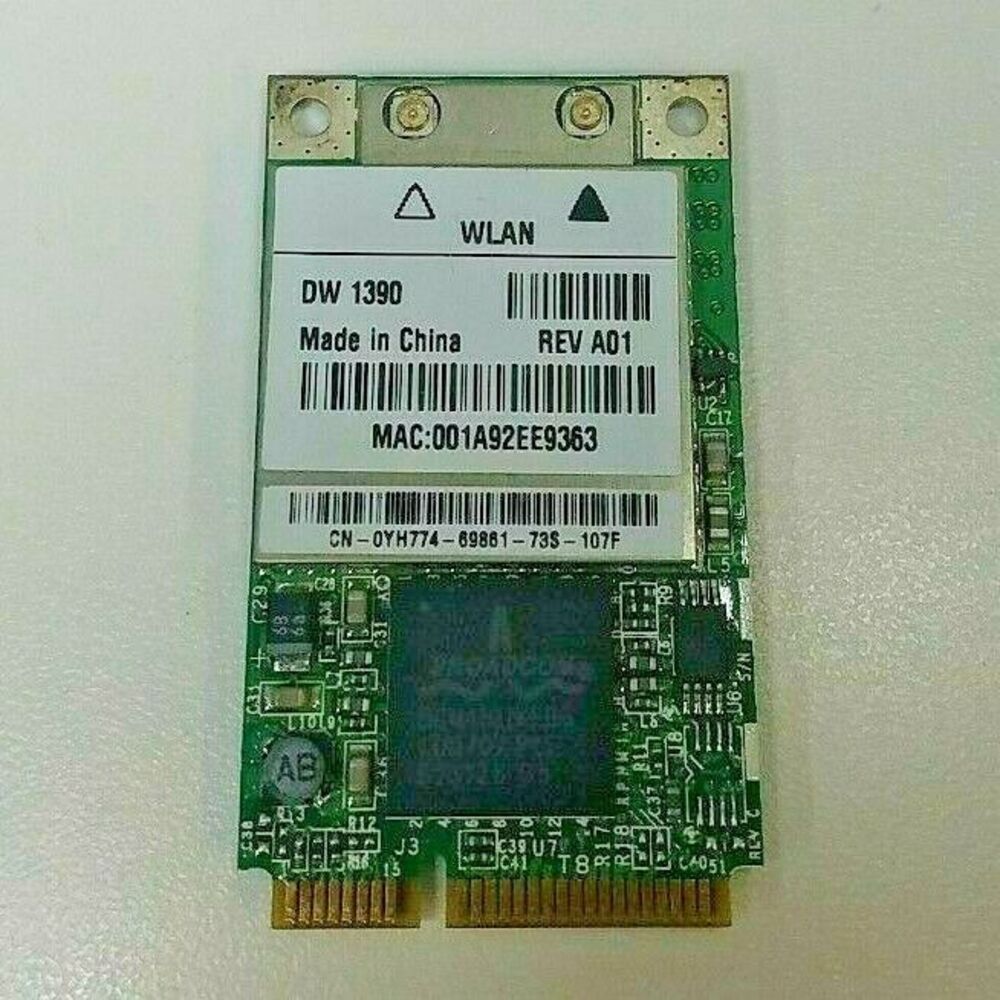 Dell DW 1390 Mini PCIe Wireless card Genuine YH774